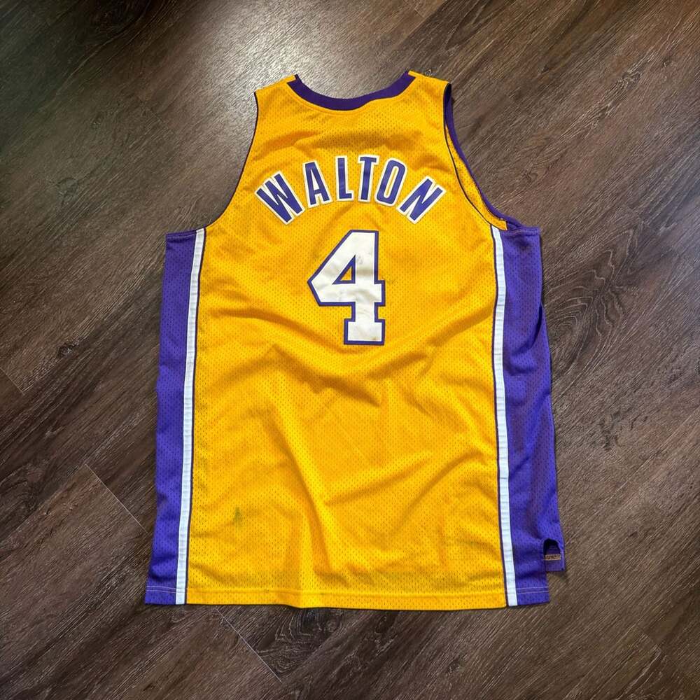 LUKE WALTON Los Angeles LAKERS Basketball REEBOK XL Jersey Vintage RARE